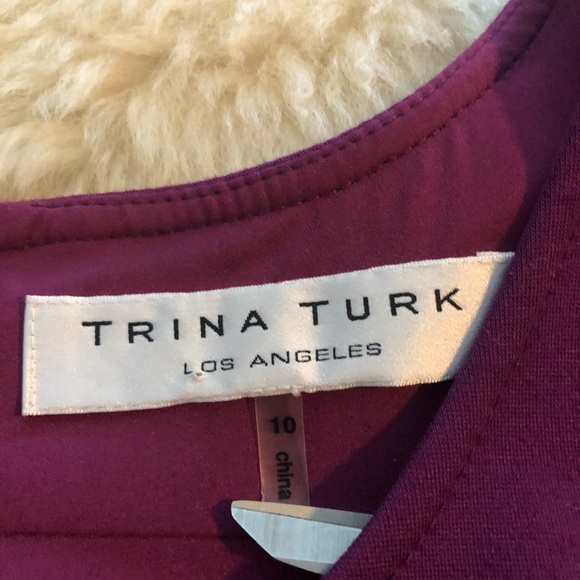 🍀Trina Turk purple Sheath dress, like new - Picture 7 of 15